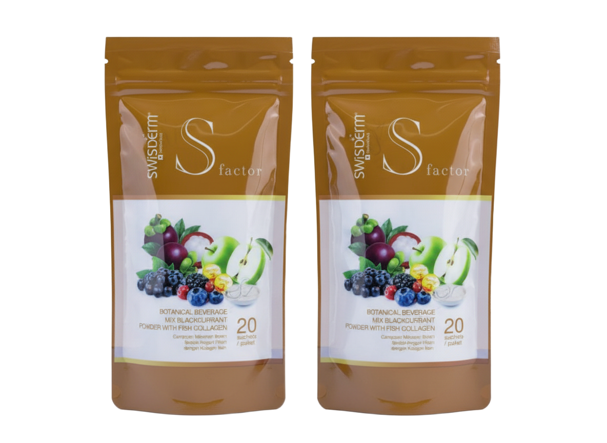 S Factor botanical beverage mix - SWISDERM pouch